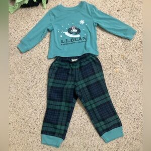 LL Bean Toddler Pajama Set